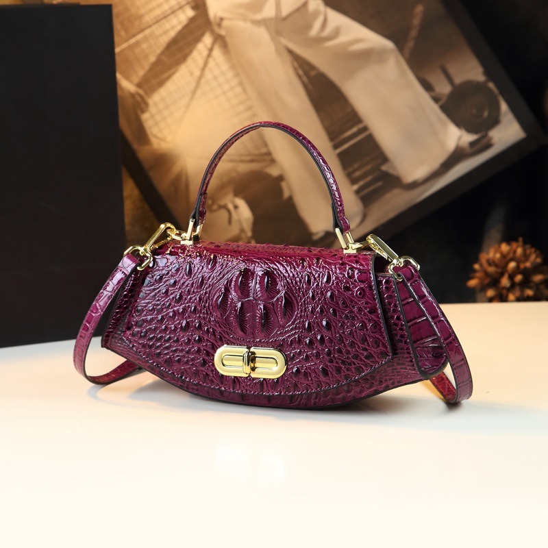Luxury Bags Without Logo - Women's saddle bag 2026, high-end leather