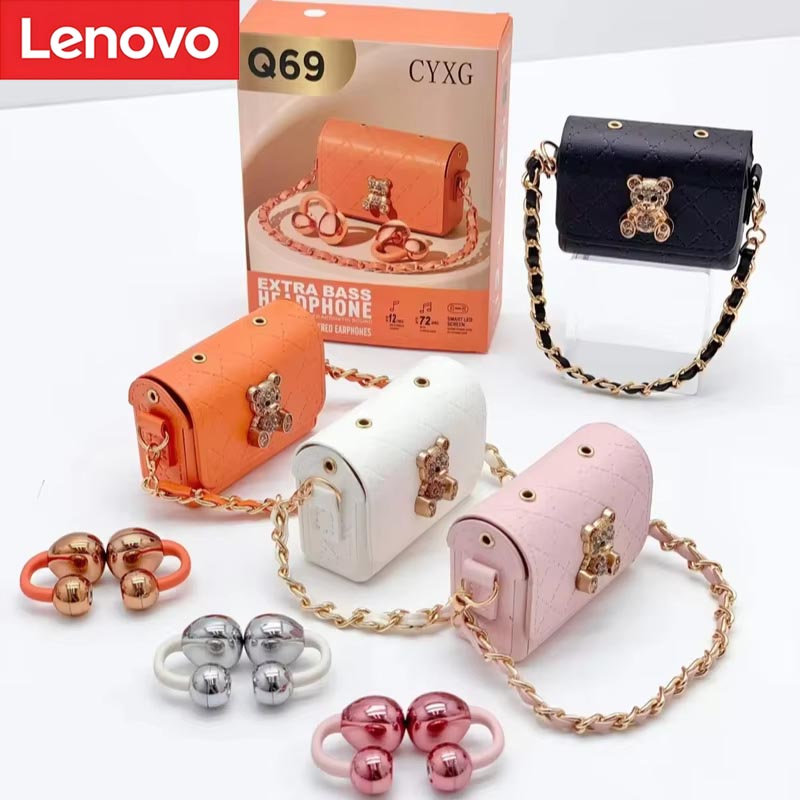 Luxury Bags Videos - Lenovo New Bluetooth Headphones Creative Luxury