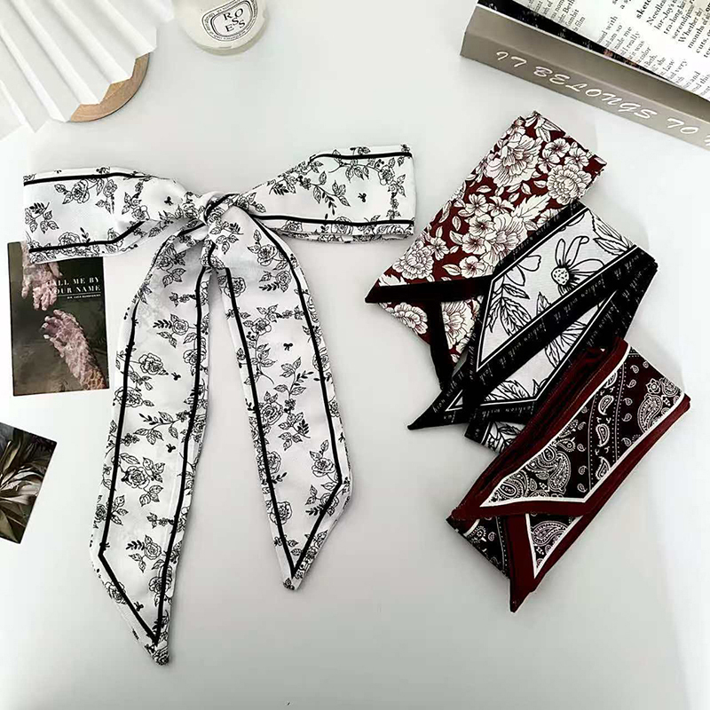 Luxury Bags Mini - Luxury Fashion Woman Skinny Silk Scarf