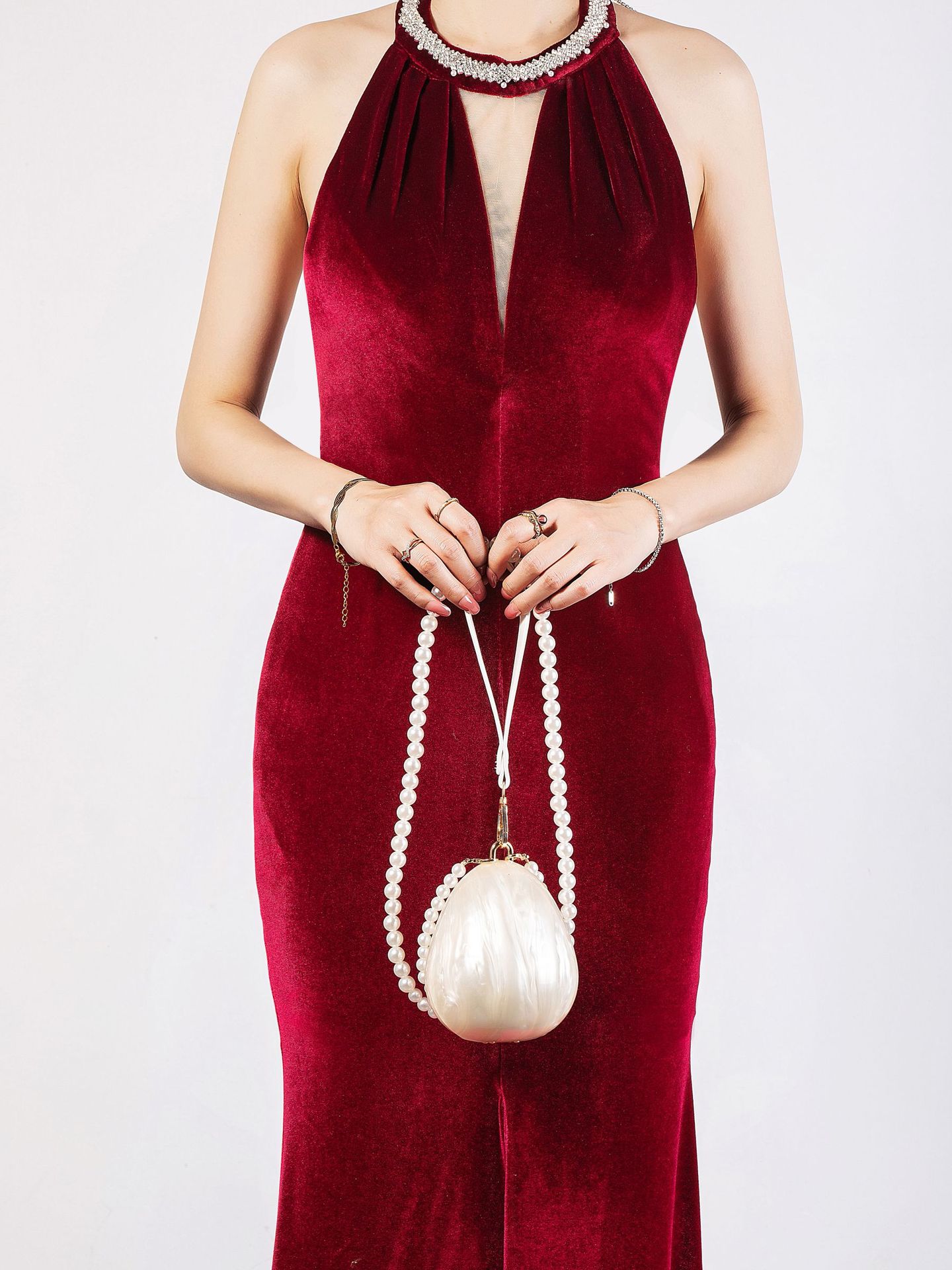 Luxury Bags White - Luxury White Heart Cake Clutch Bag