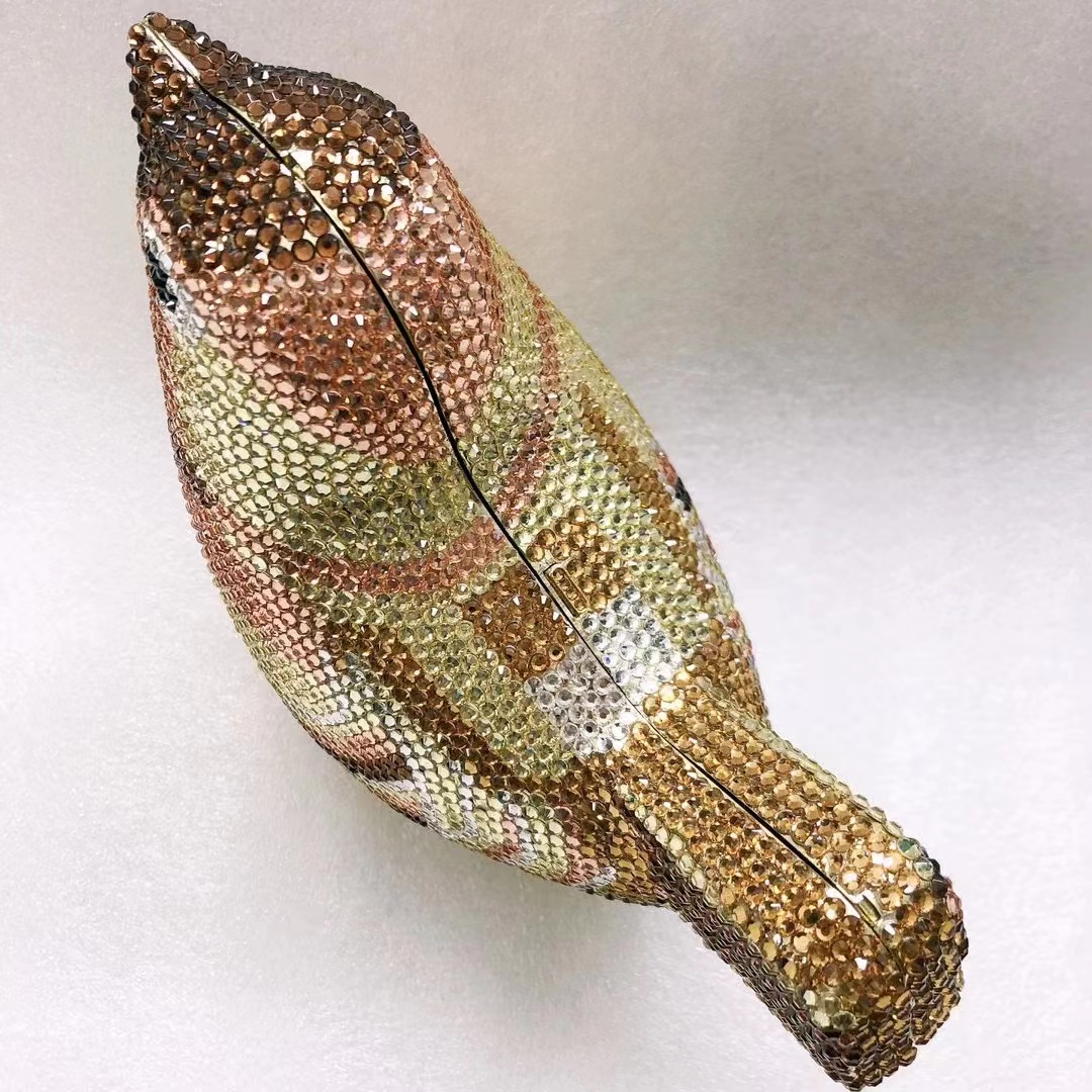 Bird Diamond Evening Bag Clutc - огляд і ціна Luxury Bags White