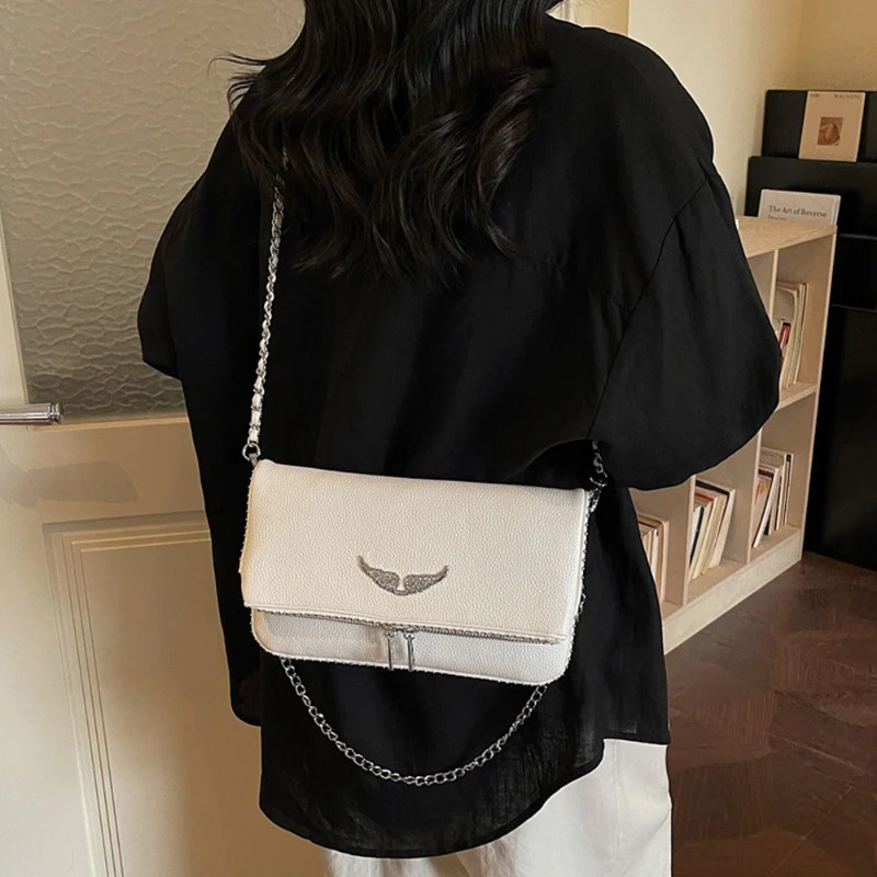 French-style Wing Square Bag f - огляд і ціна Luxury Bags White