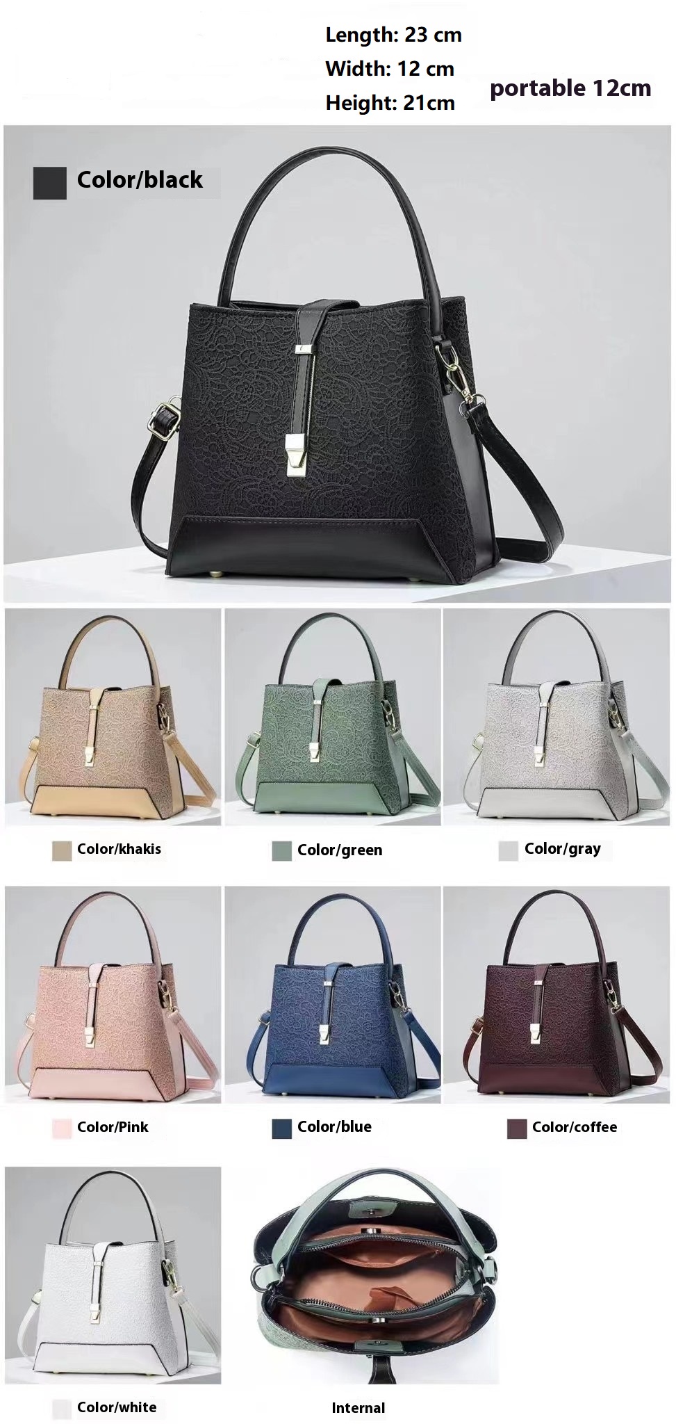 New Luxury Tote Bag Leather Cl - огляд і ціна Luxury Bags Office