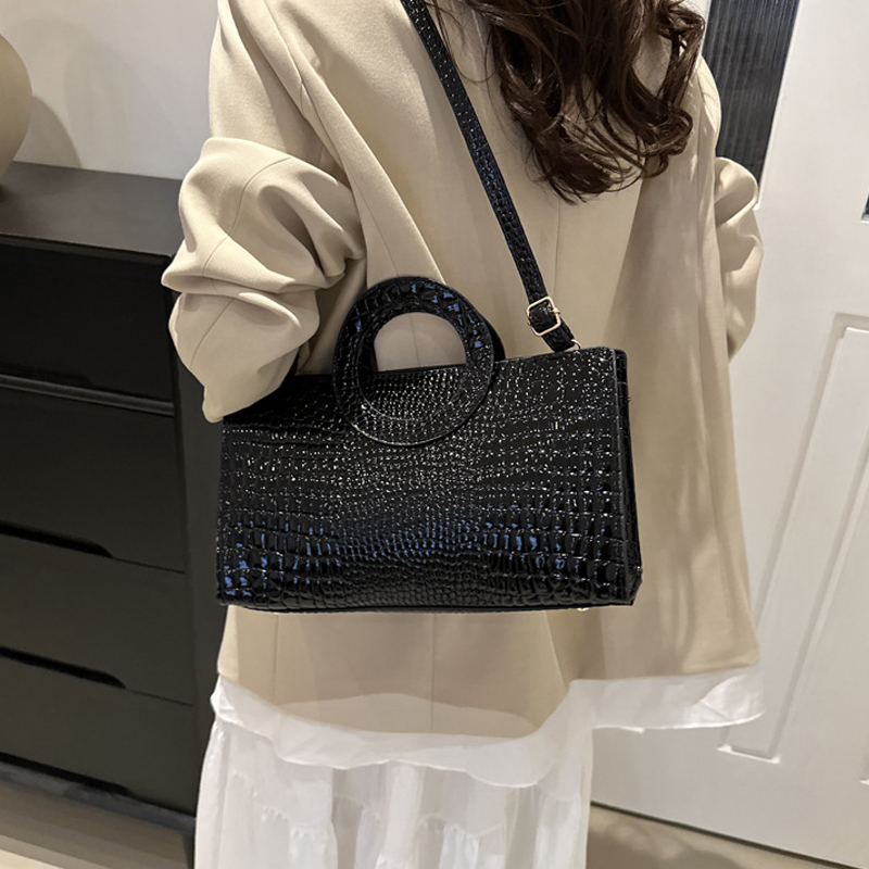 Women's Crocodile Pattern PU L - огляд і ціна Luxury Bags Without Logo