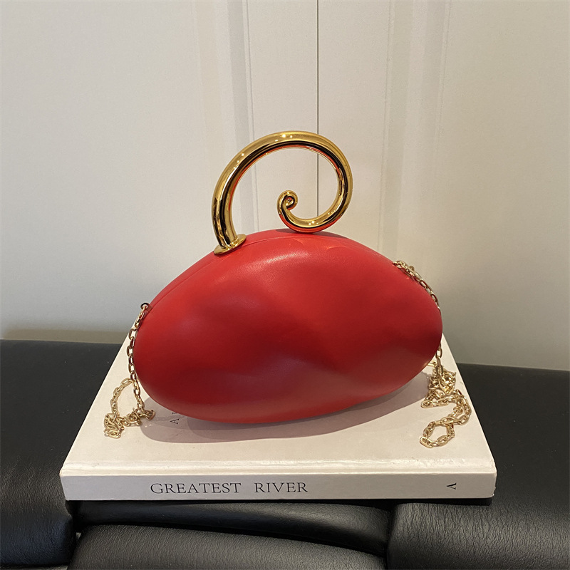 Luxury Curved Pebble Shape Min - огляд і ціна Luxury Bags Cute