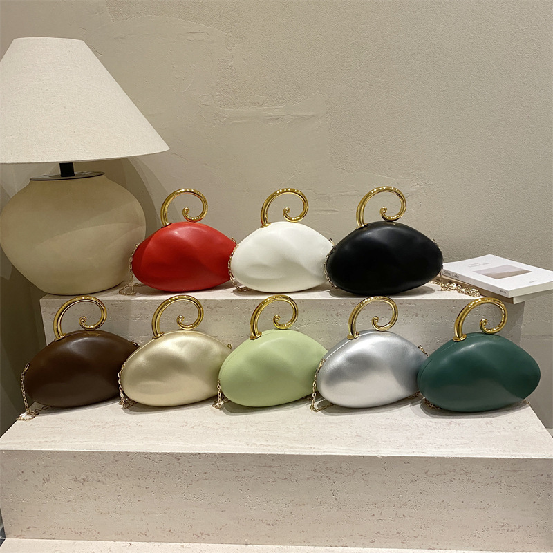 Luxury Curved Pebble Shape Min - огляд і ціна Luxury Bags Cute