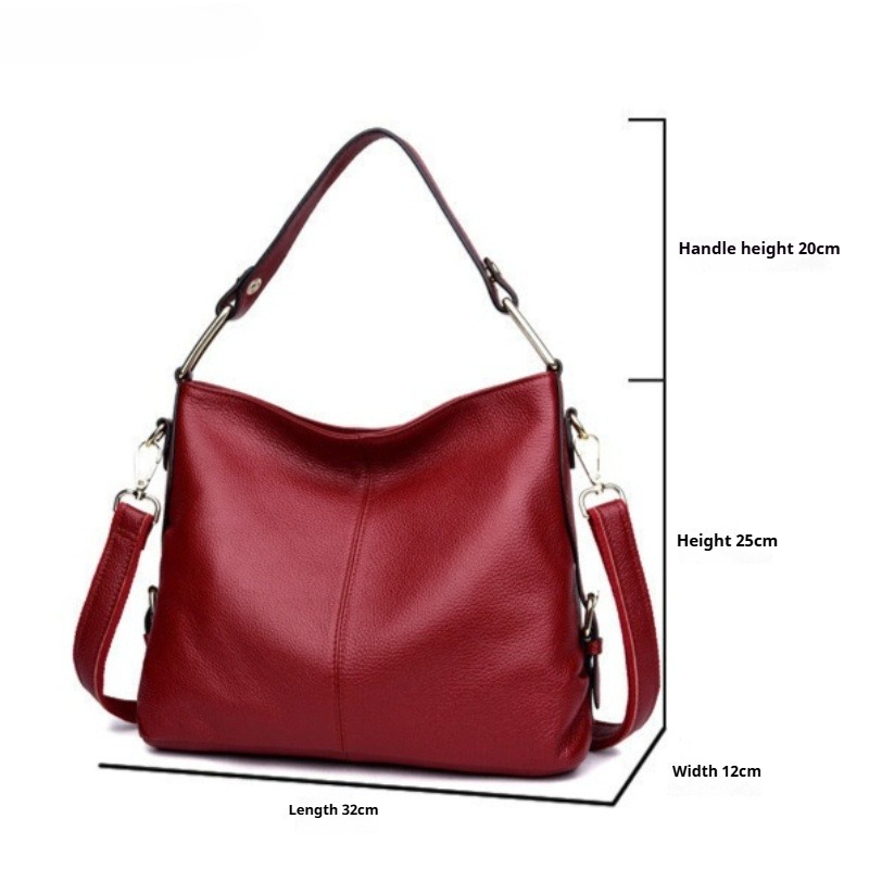Women's Genuine Leather Should - огляд і ціна Luxury Bags No Logo