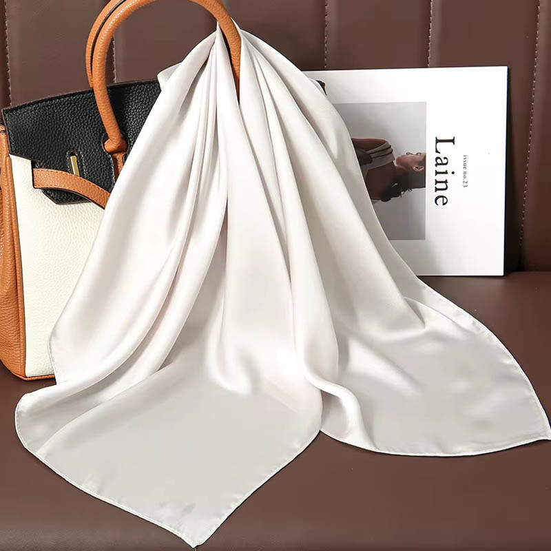 Luxury Solid Color Silk Square - огляд і ціна Luxury Bags Office