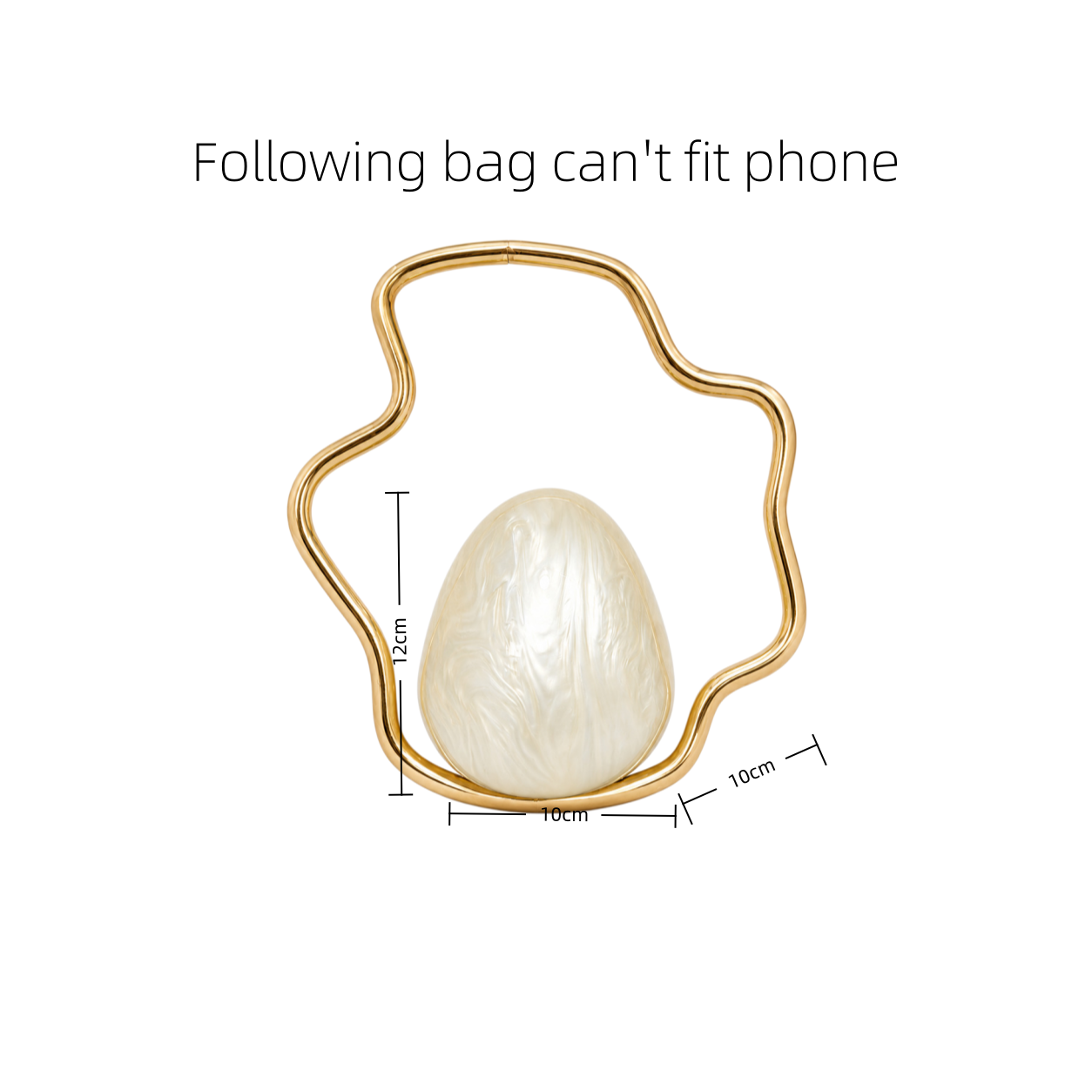 Women mini Acrylic Egg Bag Cut - огляд і ціна Luxury Bags Mini