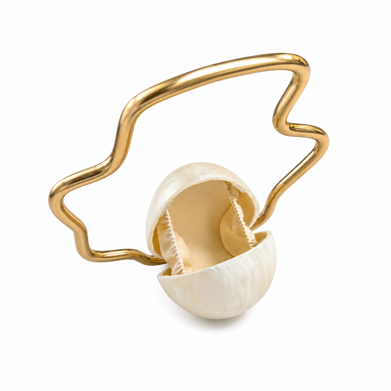 Women mini Acrylic Egg Bag Cut - огляд і ціна Luxury Bags Mini