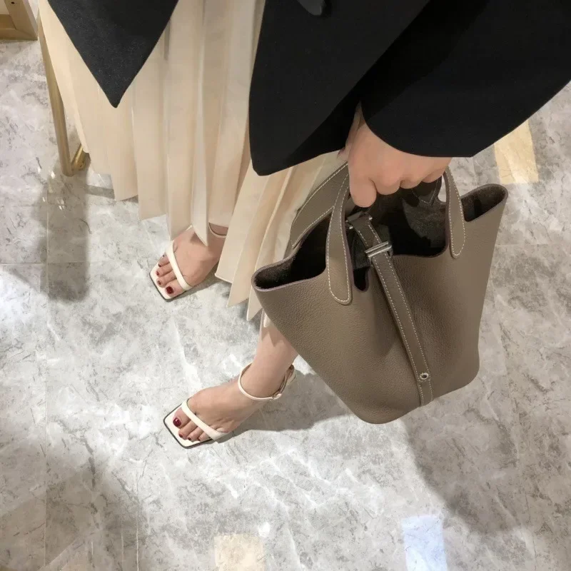 2023 New Contrast Color Cowhid - огляд і ціна Luxury Bags Office