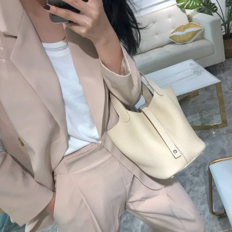 2023 New Contrast Color Cowhid - огляд і ціна Luxury Bags Office