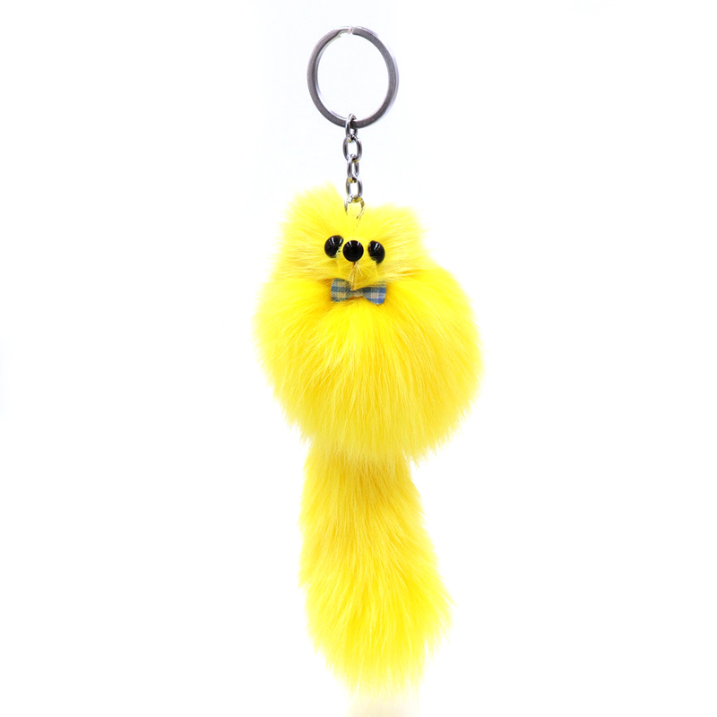 17CM Fluffy Natural Fox Fur Ke - огляд і ціна Luxury Bags White