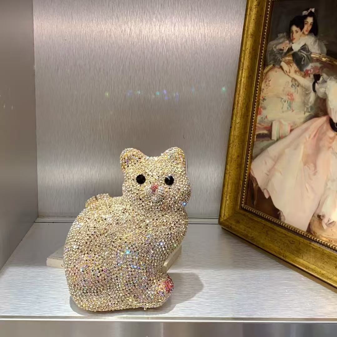 Gold Cute Cat Shape Women Hand - огляд і ціна Luxury Bags Cute