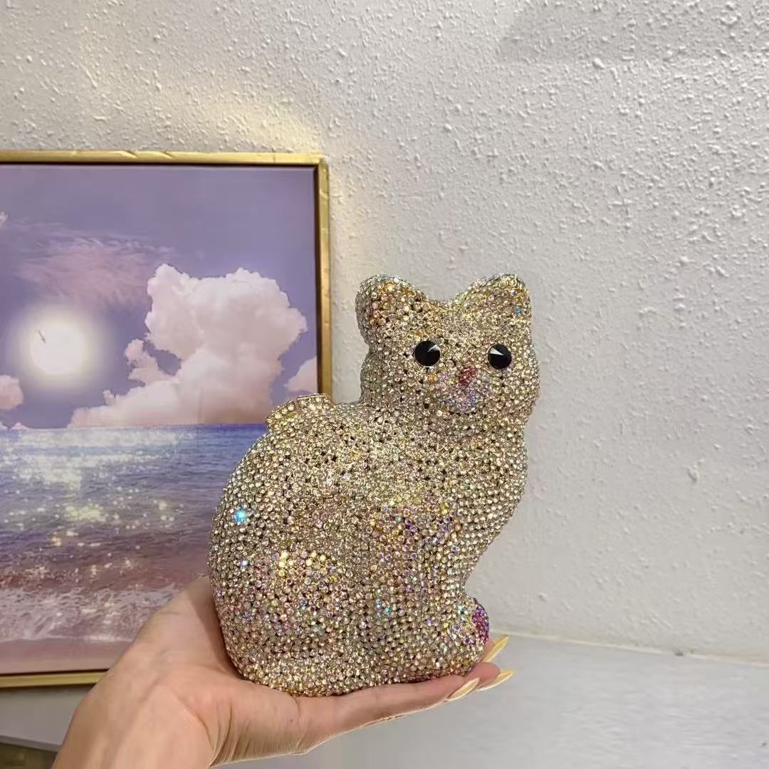 Gold Cute Cat Shape Women Hand - огляд і ціна Luxury Bags Cute